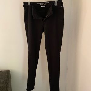 AE Super Stretch Knit Jeggings *missing button*